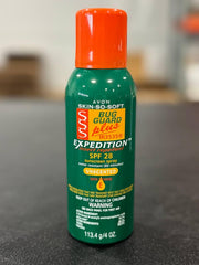 AVON Skin So Soft Bug Guard Expedition Travel-size 4 oz fits in bags.