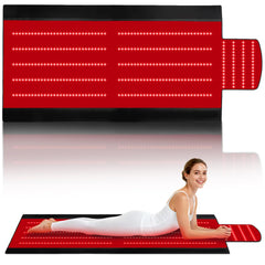 AVZAVZ red light therapy mat offers full body coverage for home use and potential muscle support.