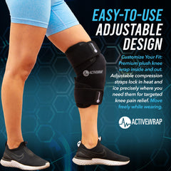 AW ACTIVEWRAP adjustable compression straps enabling secure fit during activity