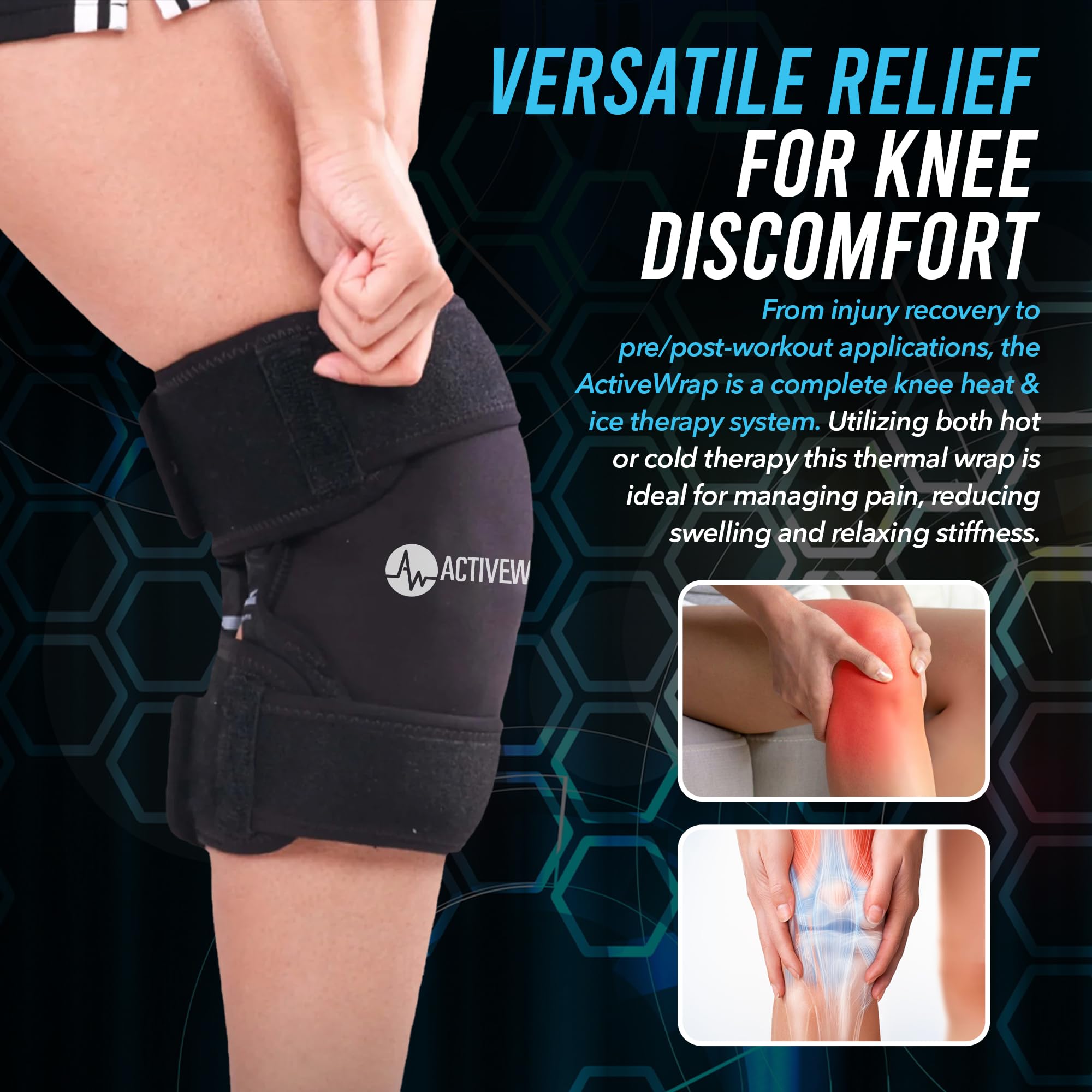 AW ACTIVEWRAP secure closure system provides snug fit during movement