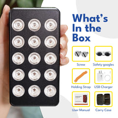 AWA included stand, hanging kit, and door mount provide flexible installation options.