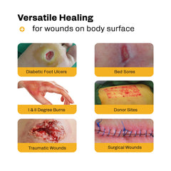 AWD Medical nonadherent gauze dressing eases removal while protecting the wound site.