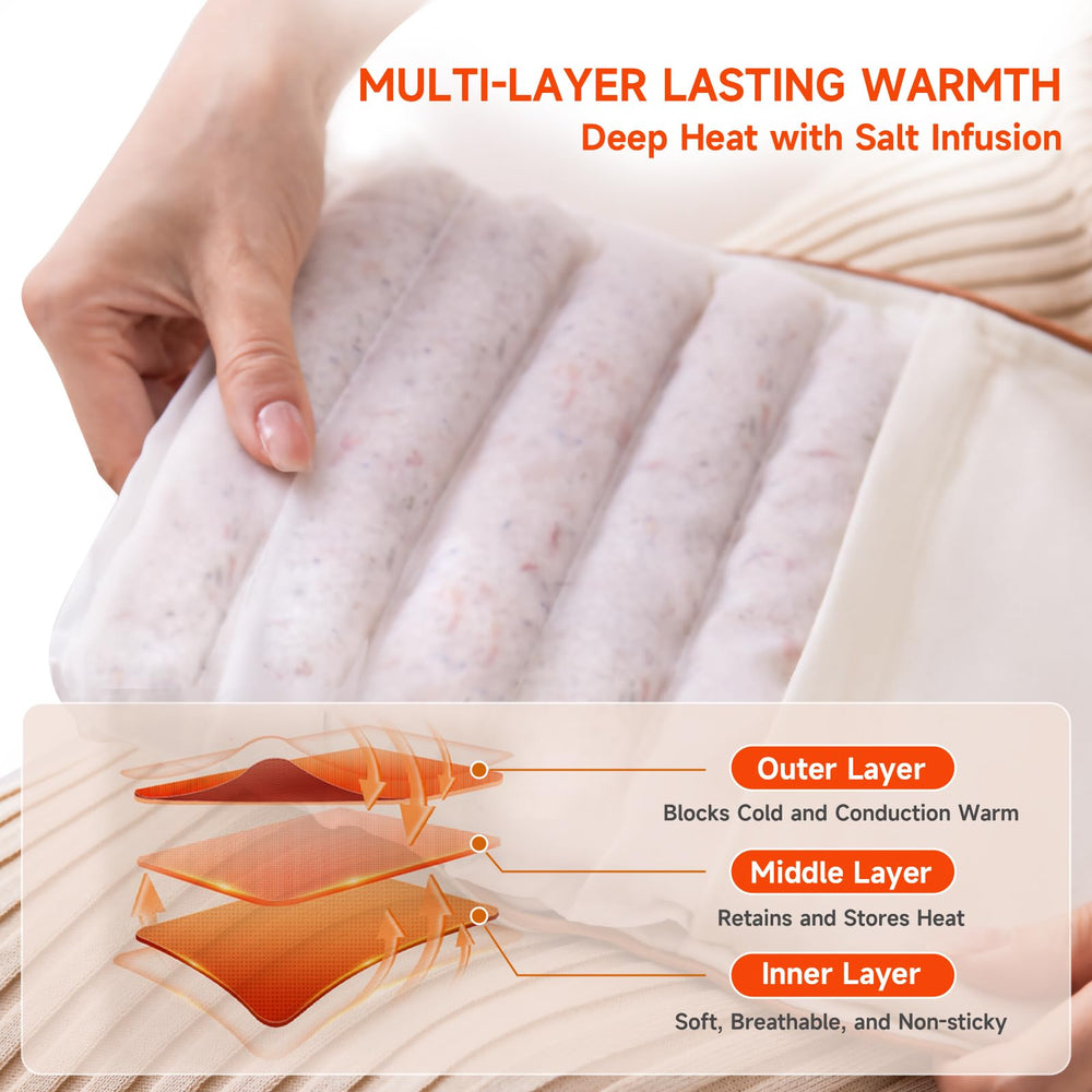 AWIL weighted interior grains provide gentle pressure for a comforting feel.