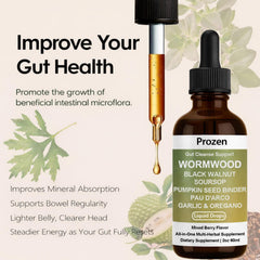 Awjsde Prozen Wormwood Gut Cleanse includes black walnut for a balanced herbal blend.