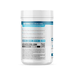 Axe & Sledge collagen powder dissolving in coffee for a convenient daily protein boost
