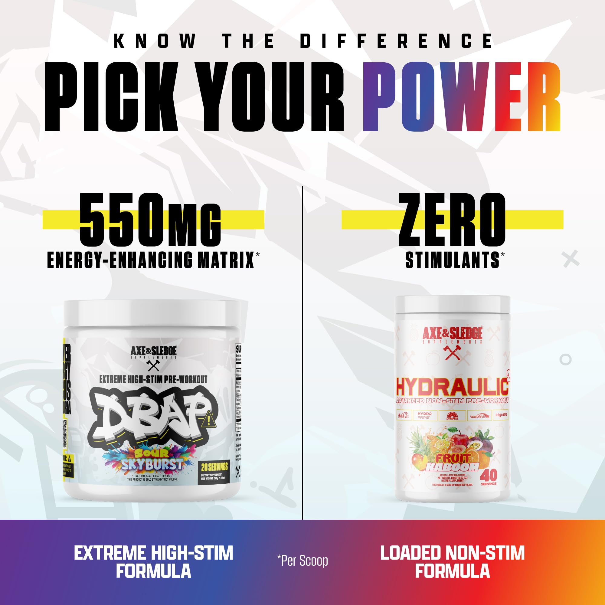 DBAP Extreme ingredient panel highlights Beta Alanine and electrolytes for endurance.