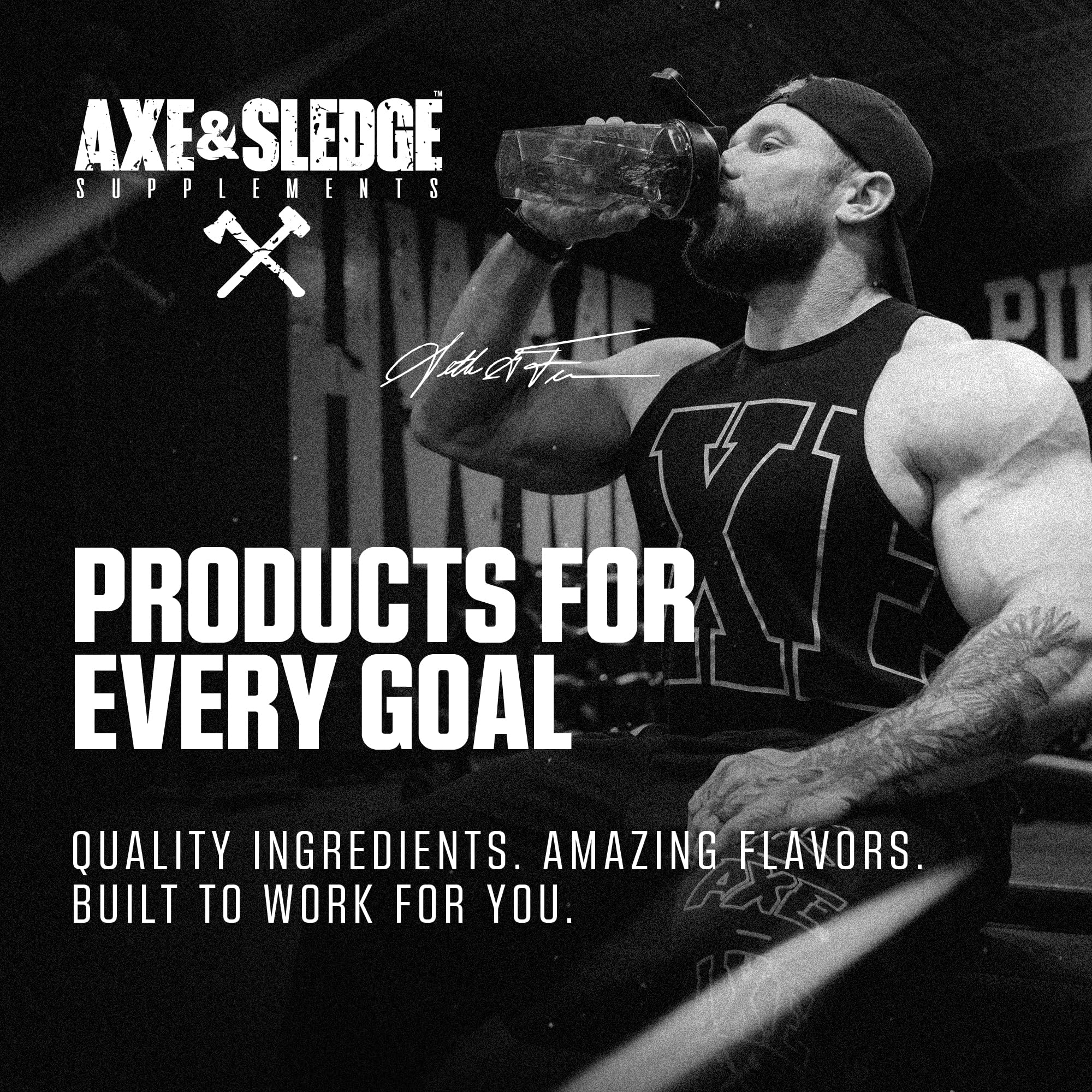 Axe and Sledge Farm Fed ingredients list notes digestive enzymes.