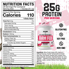 Axe & Sledge Farm Fed bottle pouring to show convenient serving size