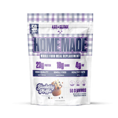 Axe & Sledge Home Made blueberry muffin container for convenient daily nutrition.