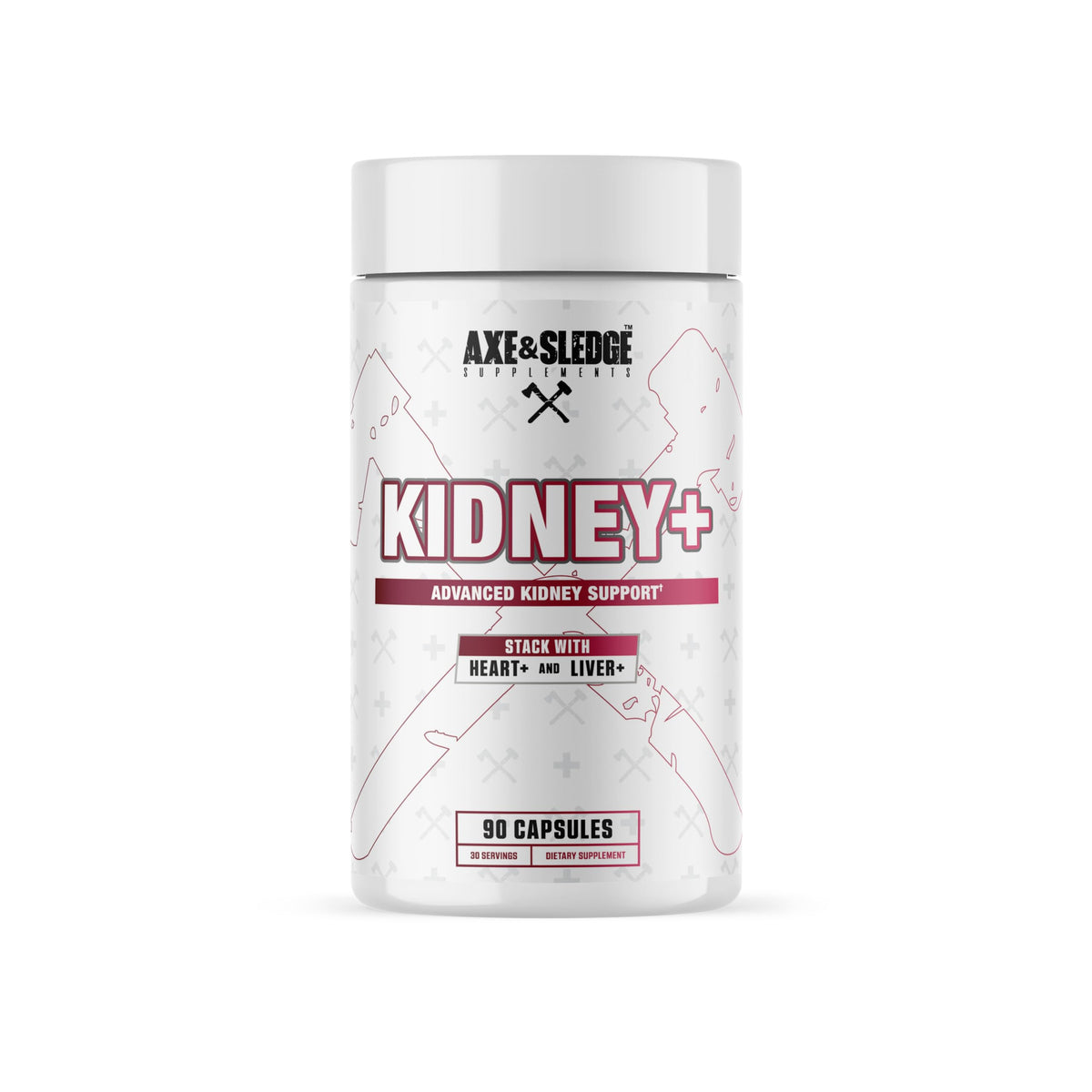 Axe & Sledge Kidney+ bottle setup supports daily training recovery.