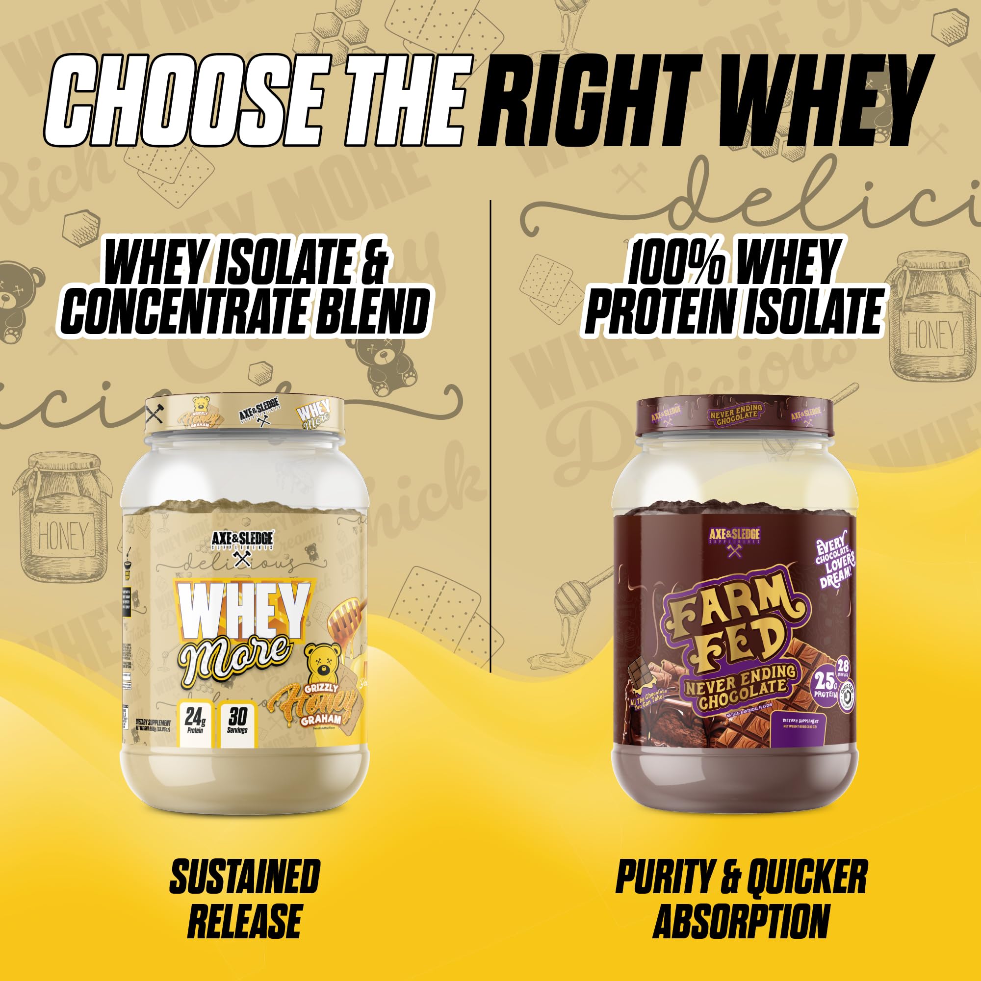 Axe & Sledge Whey More overnight oats showing creamy, satisfying texture.