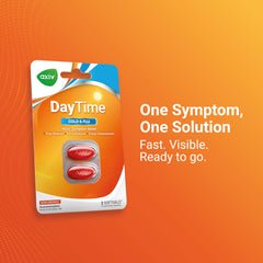 AXIV Daytime Softgels travel-pack ready to carry in bag.