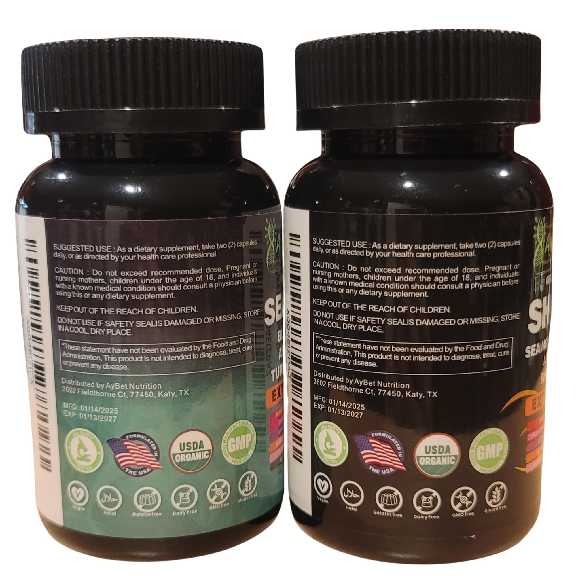 AyBet natural ingredients infographic highlights the 22-in-1 formula.