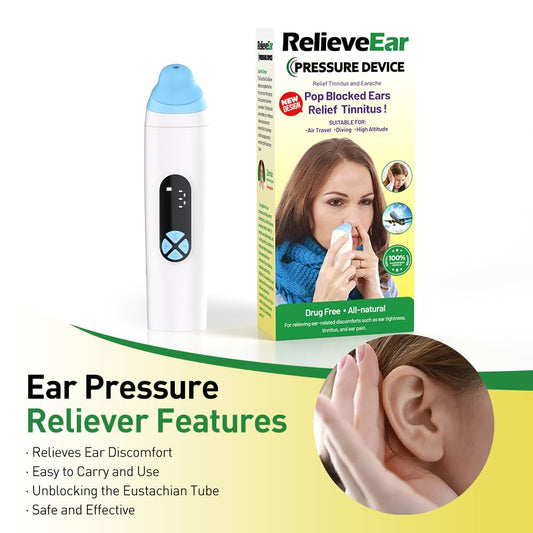 AYHDRN Eustachian Pressure Balancer swallow-activation demonstrating quick, drug-free ear clearing