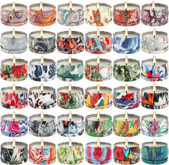 AYIQIW 36-pack candles packaging shows a gift-ready set for home ambiance.