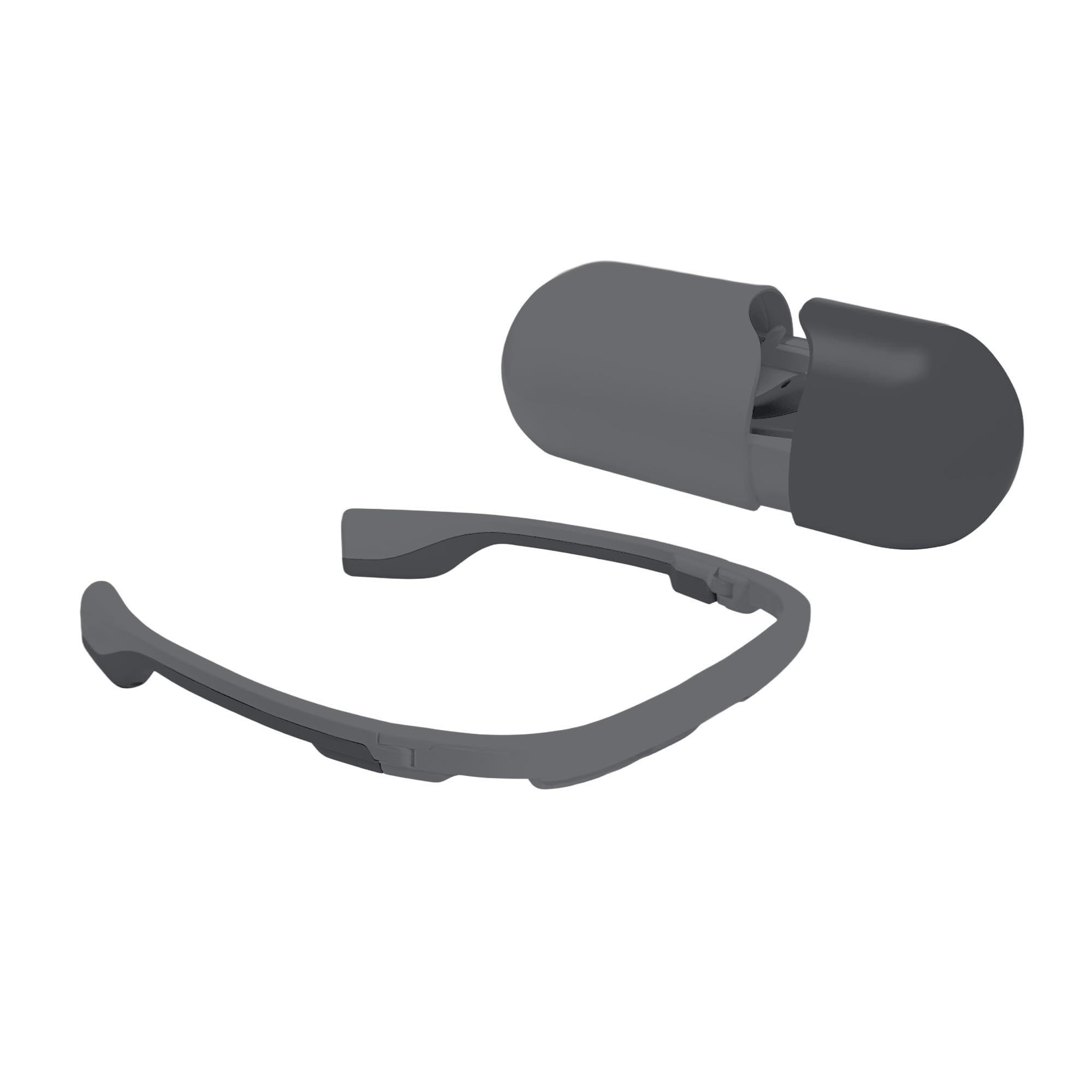AYO blue light glasses on head promote focused use and sleep support
