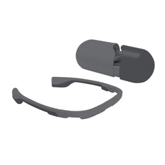 AYO blue light glasses on head promote focused use and sleep support