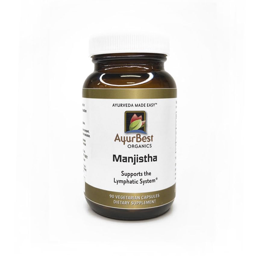 AyurBest Manjistha 400mg capsules for daily balance and convenient wellness support.