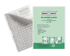 Ayurvedic Belladonna Plasters pack with 30 sheets for convenient multi-use warmth.