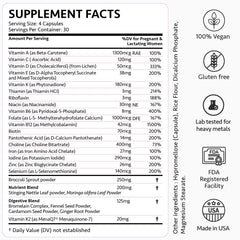 Made in USA label on bottle, emphasizing quality and traceable production.