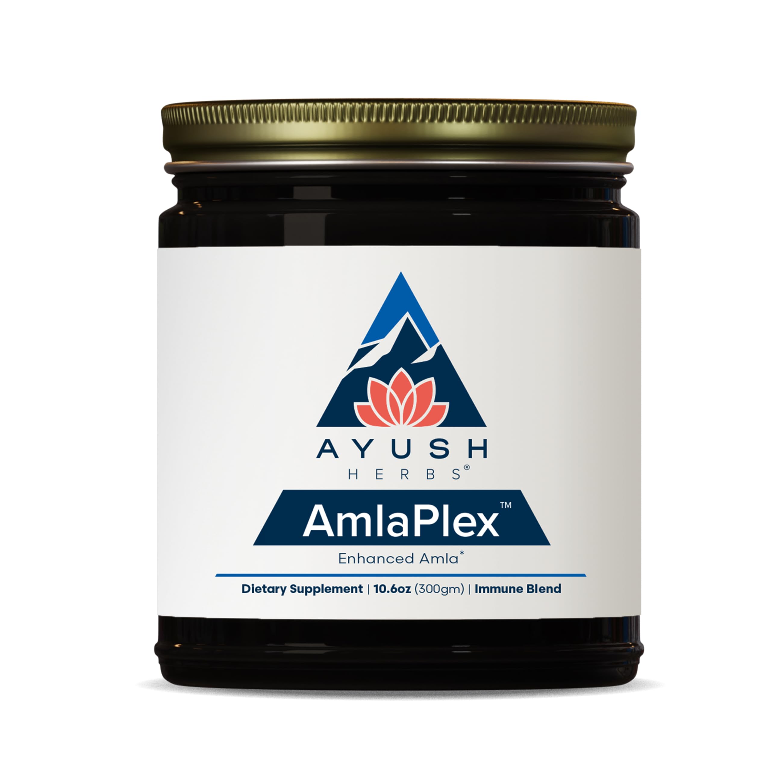 Ayush Herbs AmlaPlex bottle for daily immune support.