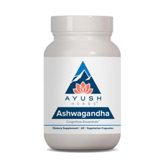 Ayush Herbs Ashwagandha capsules energy and focus enhancement