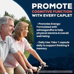 Morning routine scene with person taking BacopaPlus capsules for focus