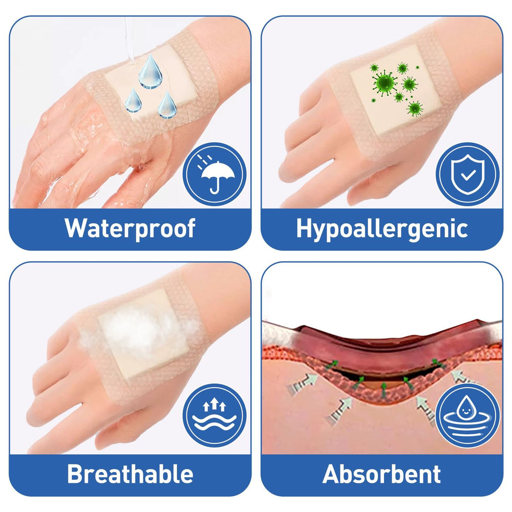 AZEN latex free bandage is gentle on sensitive skin