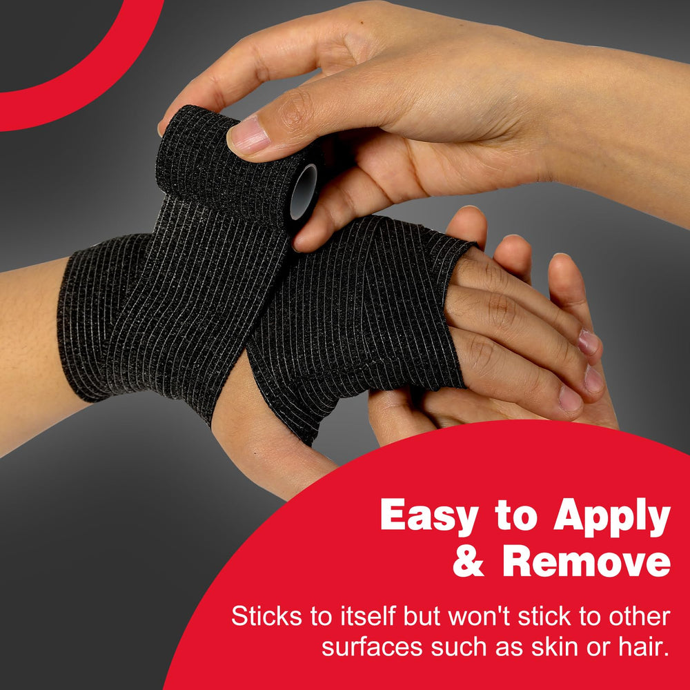 AZEN wrap on ankle stabilizes during sports with comfortable compression.