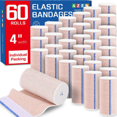 AZEN Premium 40-pack elastic bandage packaging for easy storage in first aid kits.