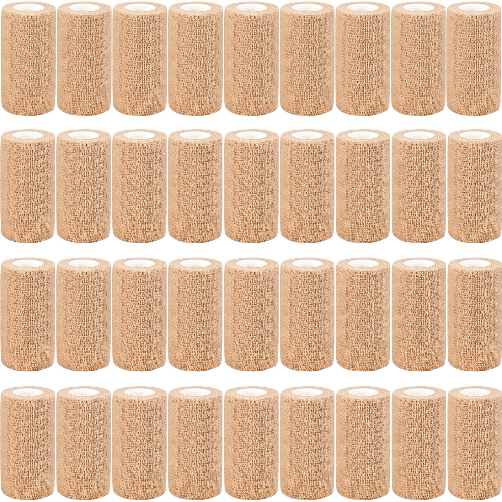 AZEN self-adhesive bandage wrap in skin color, quick securement and easy removal