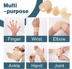 AZEN versatile wrap shown on wrist or ankle for secure support.