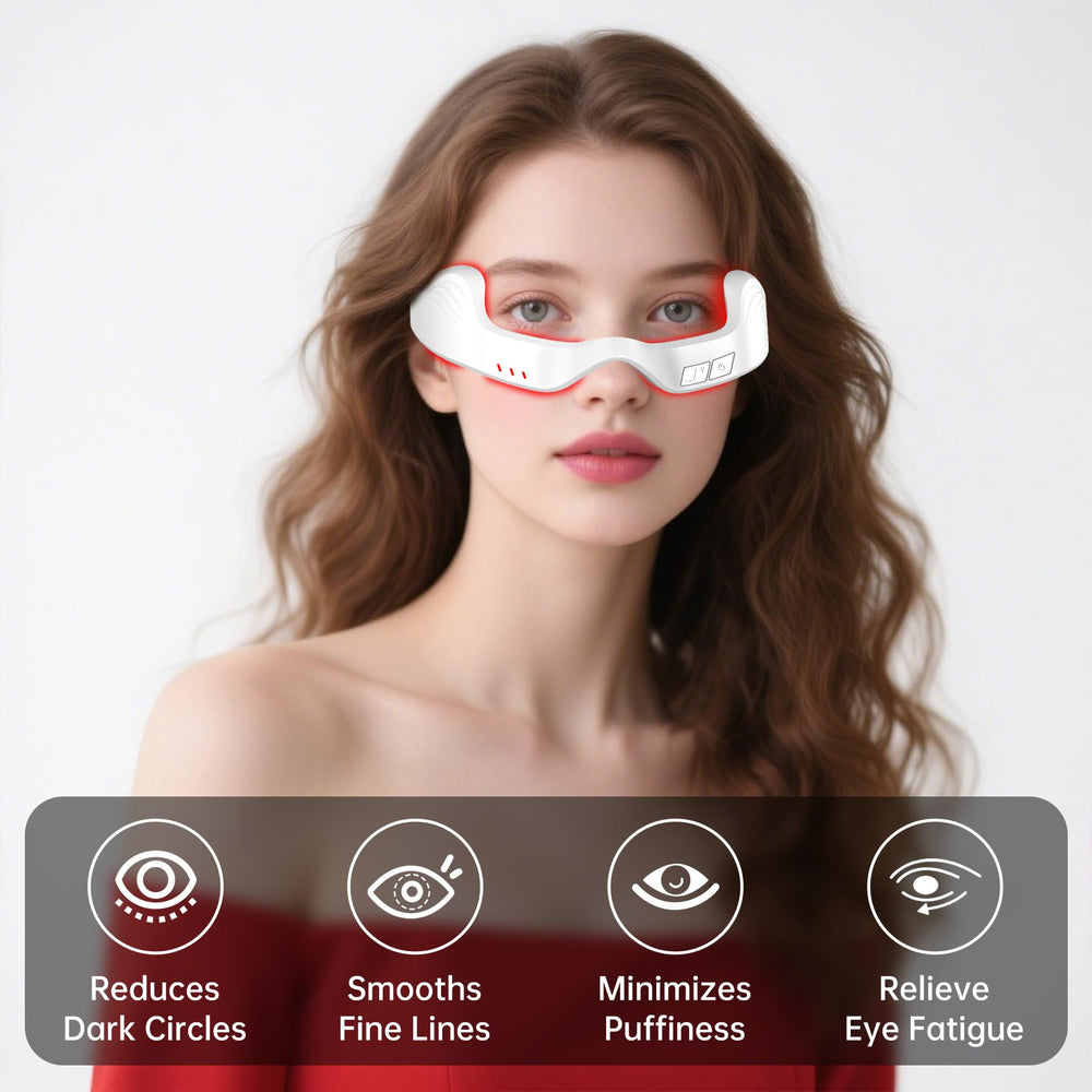 Azhien 630-650nm red light therapy range supports warmth around the eye