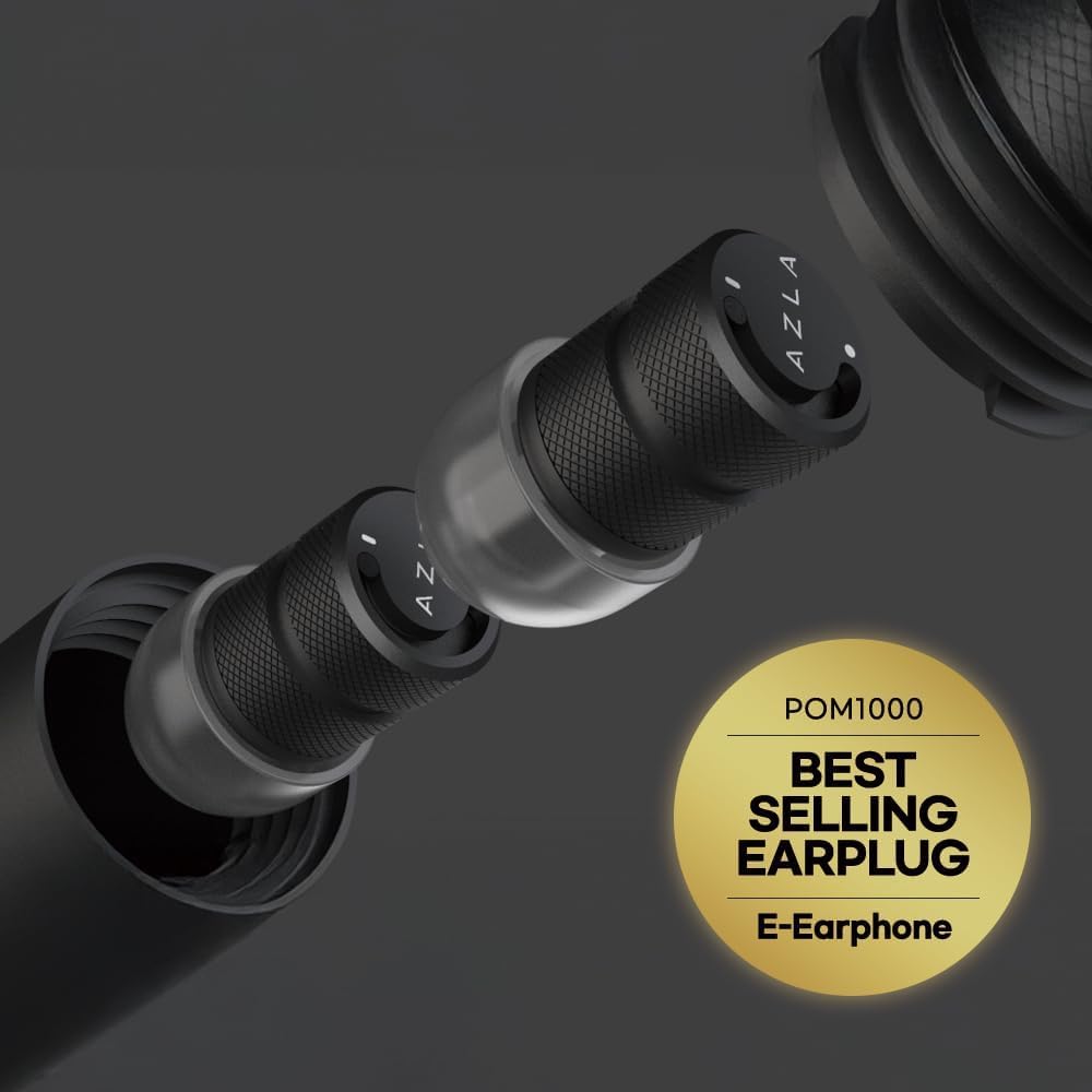 AZLA POM1000 II six ear tip types ensure secure, comfortable fit