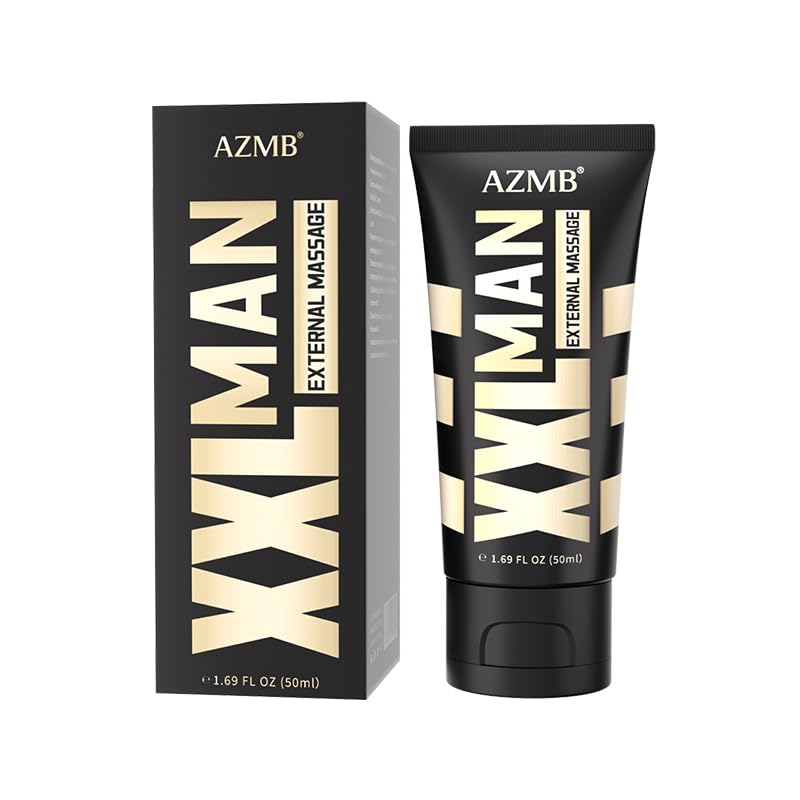 AZMB male enhancement cream bottle shown for easy daily use and wellness.