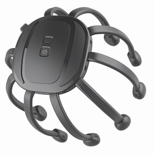 Azpen head massager showing 360-degree coverage for a relaxing session