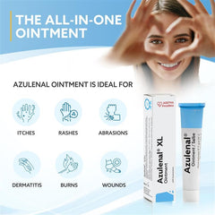 AZULENAL Ointment highlights guaiazulene as the active ingredient.