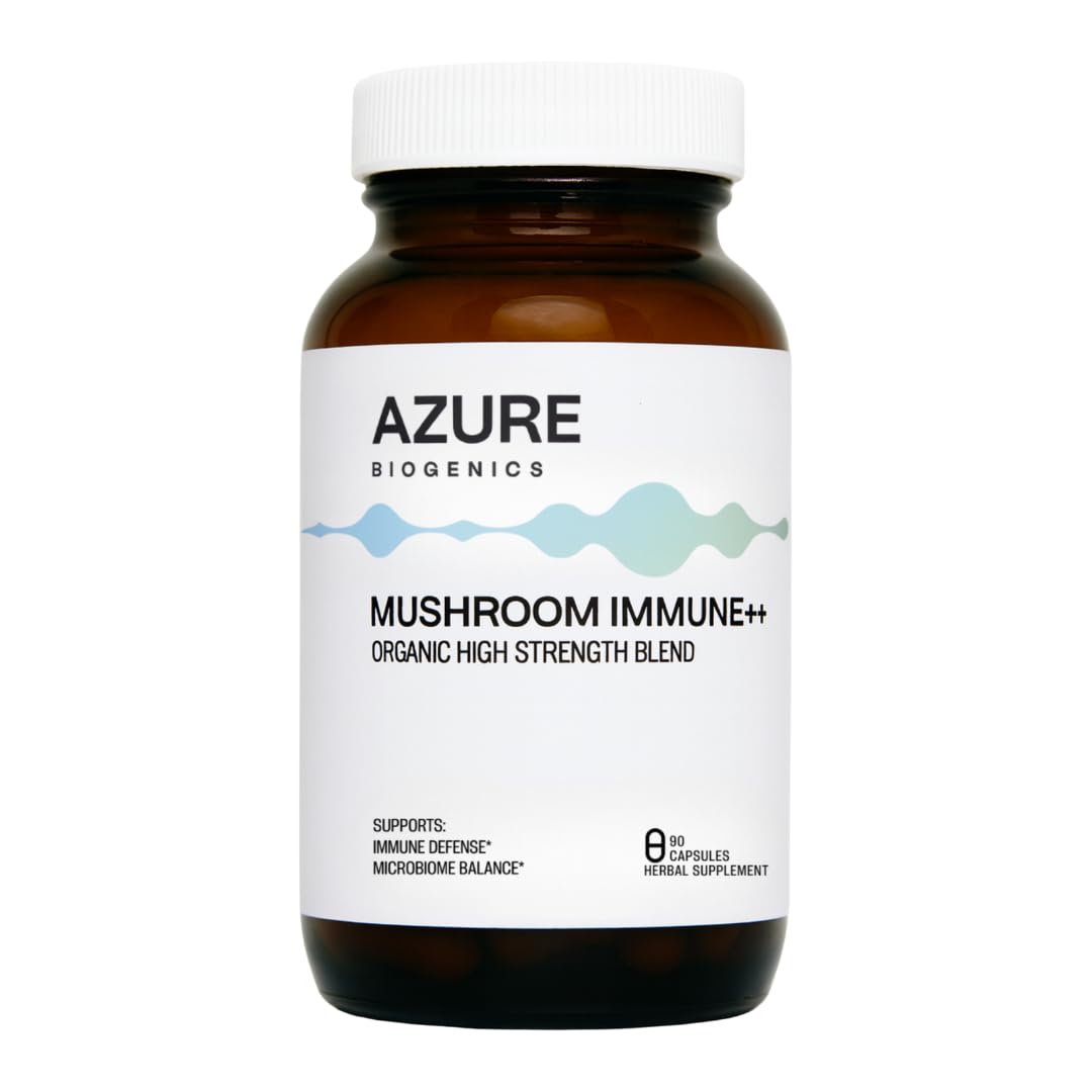 Azure Biogenics 14 Mighty bottle-front view highlighting daily immune support.