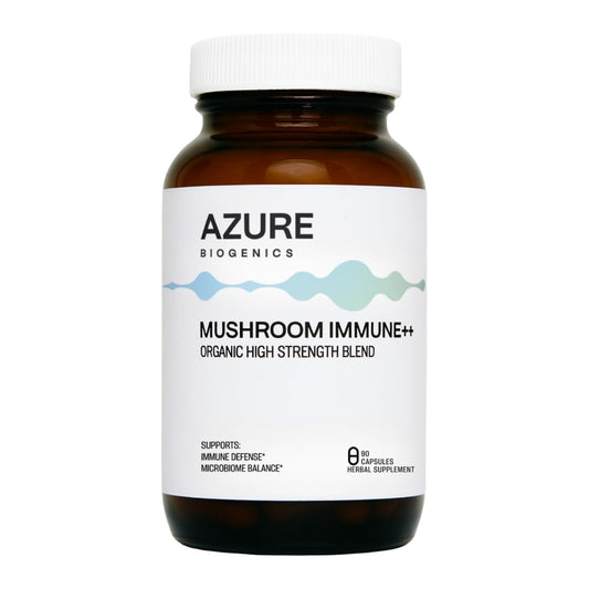 Azure Biogenics 14 Mighty bottle-front view highlighting daily immune support.