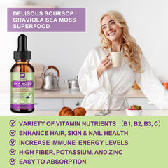 Dropper tip of B BEWORTHS Sea Moss Drops enabling precise daily dosing.