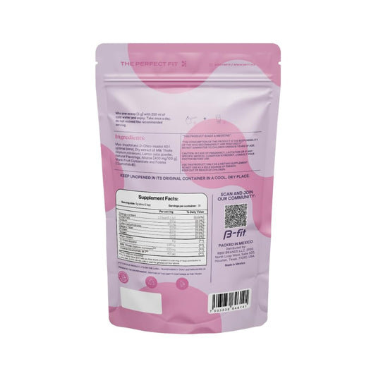 B-FIT B Inositol Balance measuring scoop enables consistent 5g daily dosing.