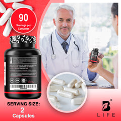 B Life Circulation Complex on store shelf with health-conscious lifestyle context.