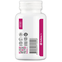 b Organic Aronia Berry Capsules pouring capsules into a hand for easy daily use