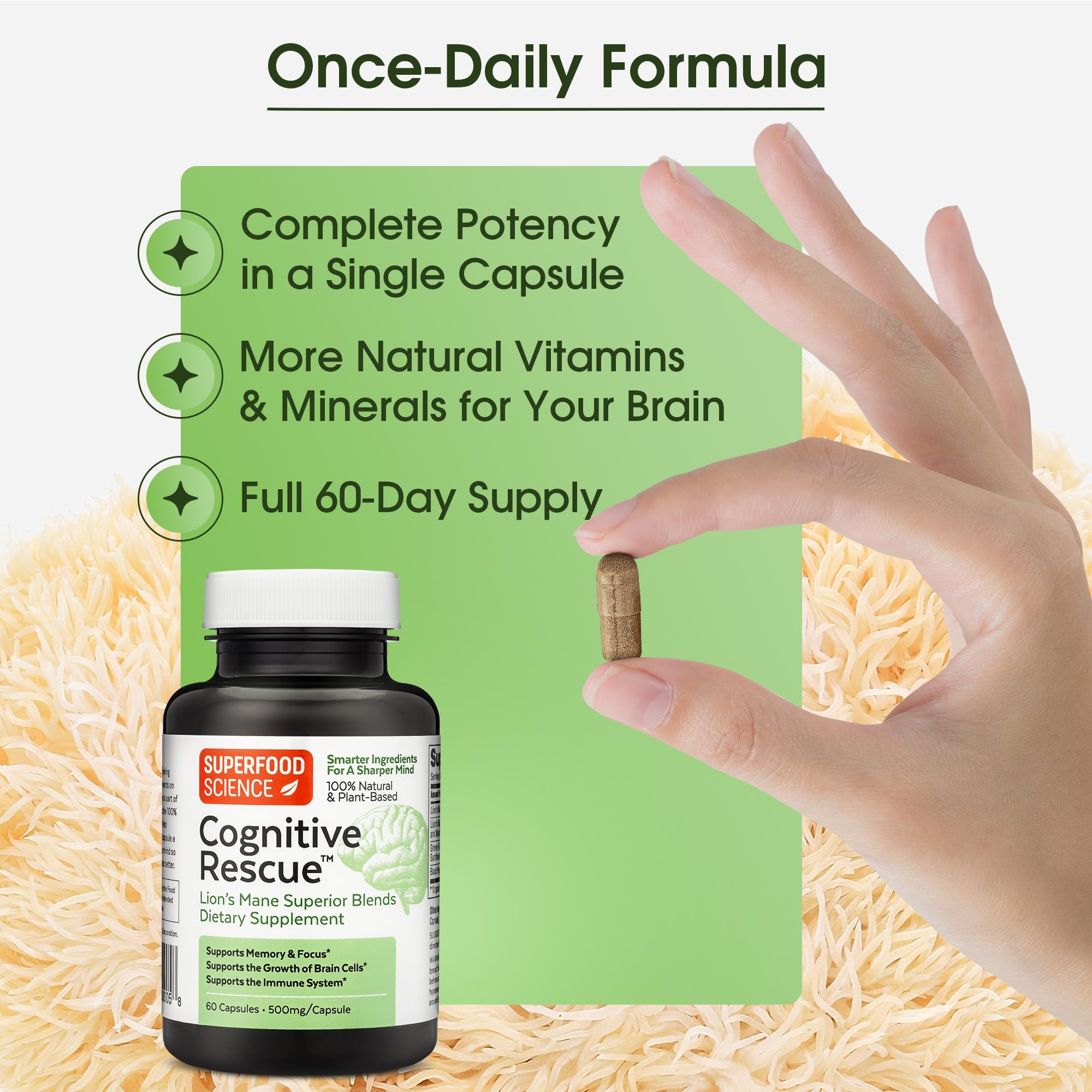 B vitamins complex blend in plant-based tablets for neural function