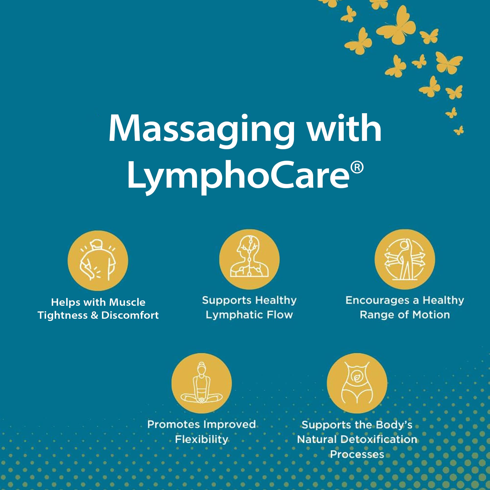 Baar LymphoCare oil pour showing a lightweight massage blend.