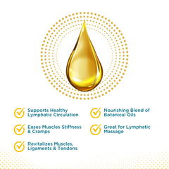 Baar LymphoCare skin lotion nourishing muscles and skin daily.