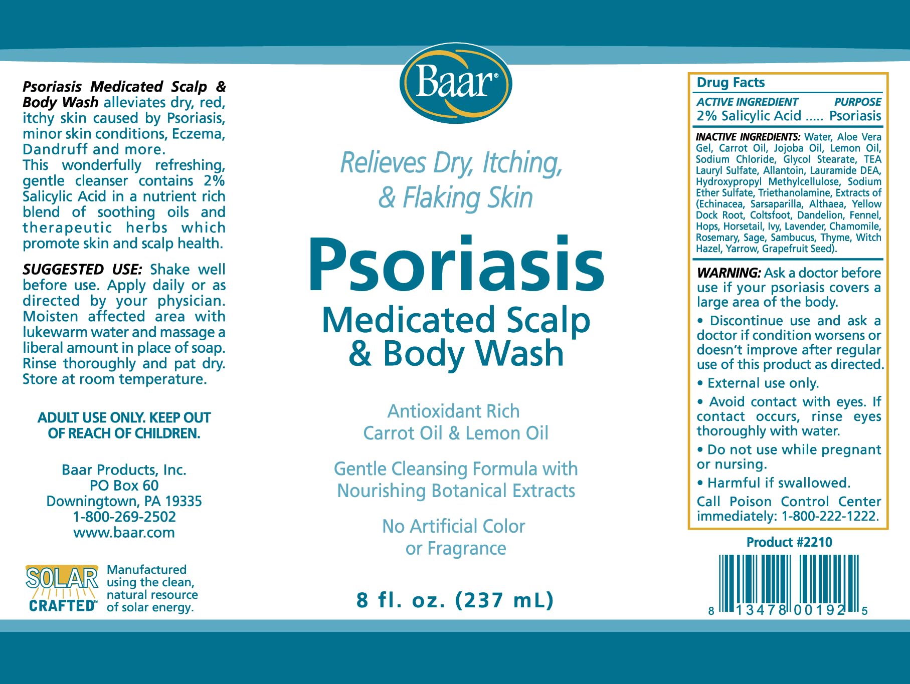 Baar packaging detail showing all four kit items