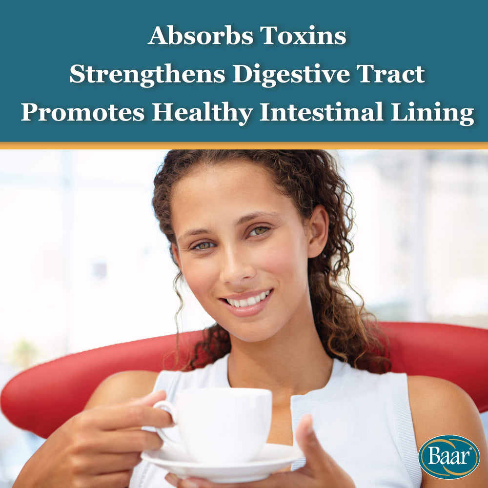 Baar Slippery Elm Powder tea mix ready for a soothing routine