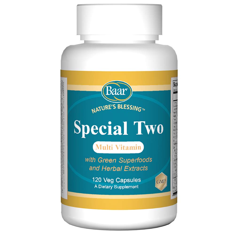 Baar Special Two Multivitamin bottle for daily wellness and balanced nutrition.