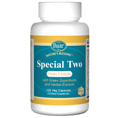 Baar Special Two Multivitamin bottle for daily wellness and balanced nutrition.
